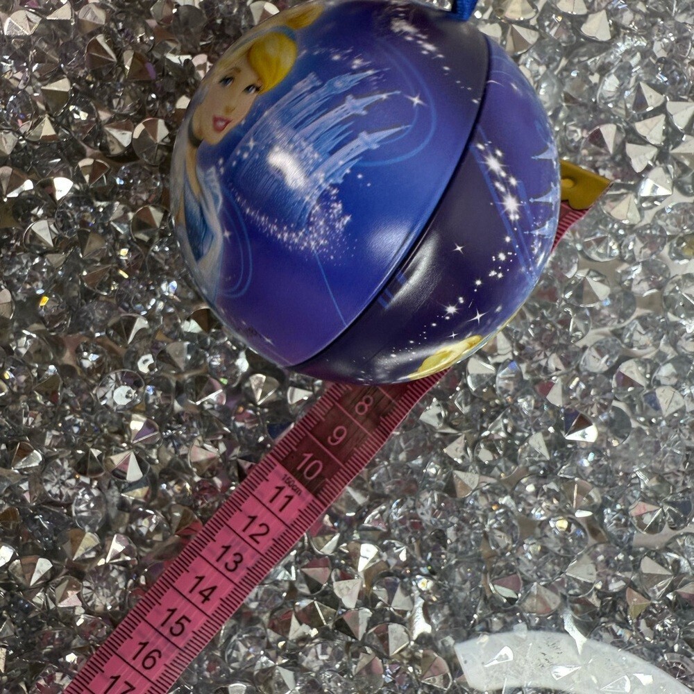 Disney ornament Blue Cinderella Holiday Hanging Ornament that opens can fill - Picture 6 of 8